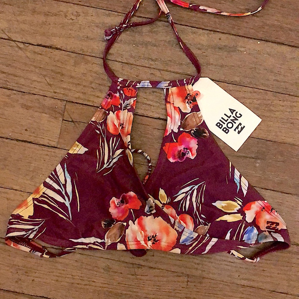 Floral billabong bikini size XS
